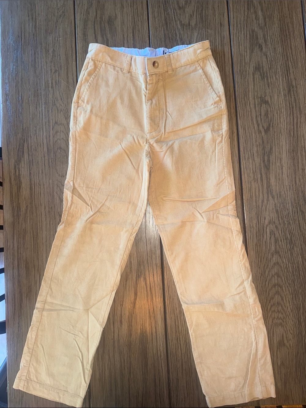 Little English Boy’s Light Tan Corduroy Pants